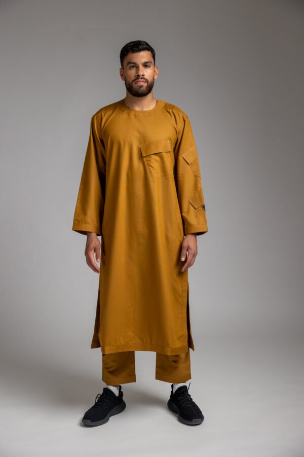 GOLDEN BROWN KURTA TOP