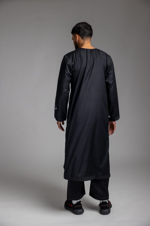 URBAN BLACK KURTA TOP - Image 4