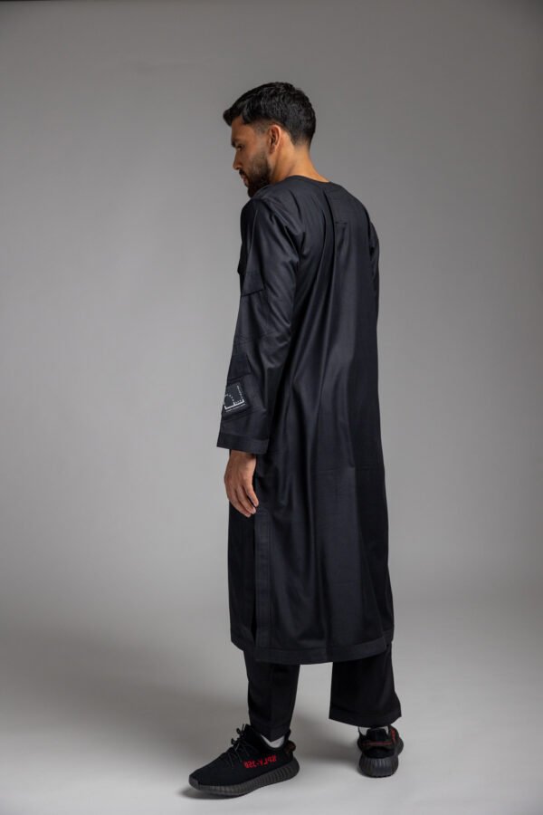 URBAN BLACK KURTA TOP - Image 2