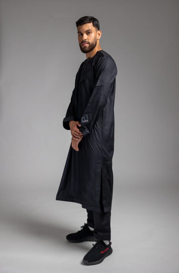 URBAN BLACK KURTA TOP - Image 3